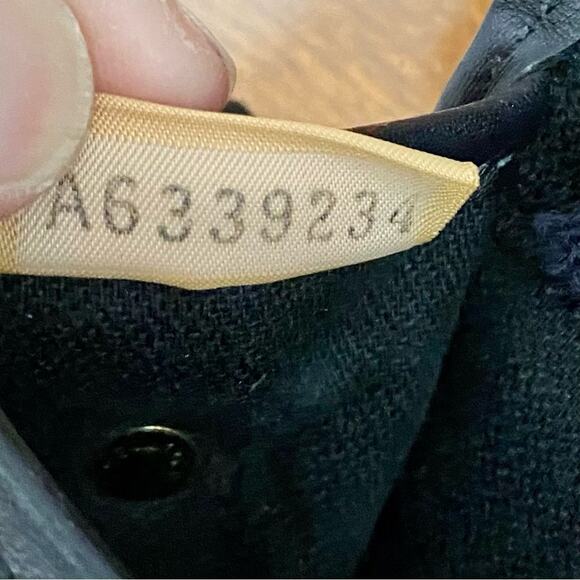 Vintage Dooney Bourke Crossbody Shoulder bag Print Fabric Leather Trim READ - Picture 8 of 16